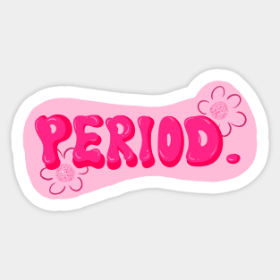 Period boo Sticker